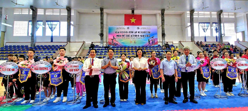 Khai mạc Giải Vô địch Câu lạc bộ quốc gia môn Thể dục Aerobic năm 2025 tại tỉnh Phú Yên